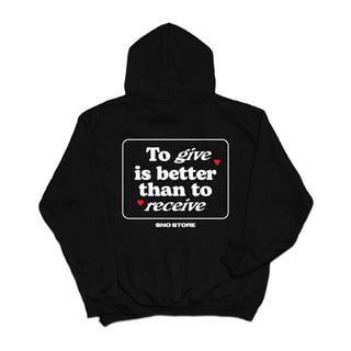 Better To Give Hoodie - Black